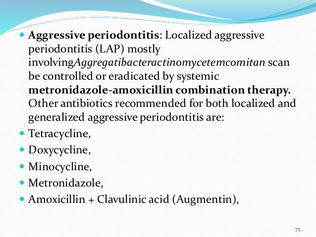 Antimicrobials in Periodontics